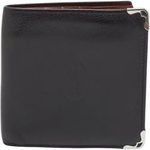 Pre-owned Wallets, male, , Size: ONE SIZE Pre-owned Leather wallets - Cartier Vintage - Modalova