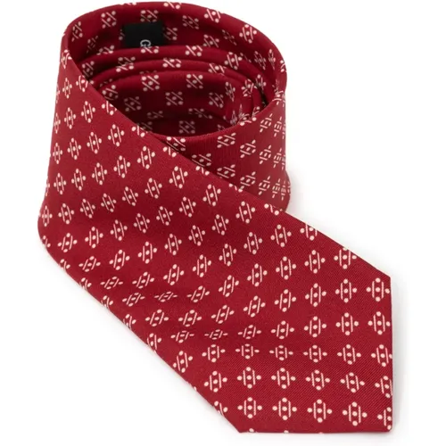 Ties, male, , Size: ONE SIZE Silk Tie - Giorgio Armani - Modalova