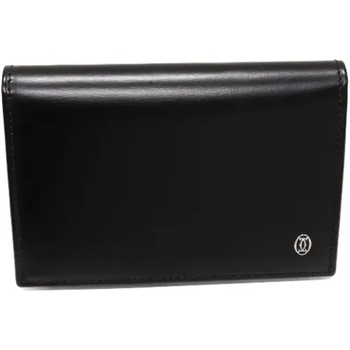 Pre-owned Wallets, male, , Size: ONE SIZE Pre-owned Leather wallets - Cartier Vintage - Modalova