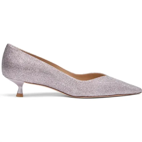 Elegant Pointed-Toe Kitten Heel Pump , Damen, Größe: 36 1/2 EU - Stuart Weitzman - Modalova