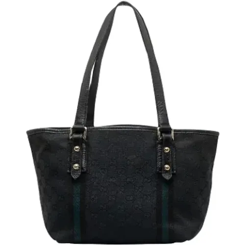 Pre-owned Tote Bags, female, , Size: ONE SIZE Pre-owned Canvas totes - Gucci Vintage - Modalova