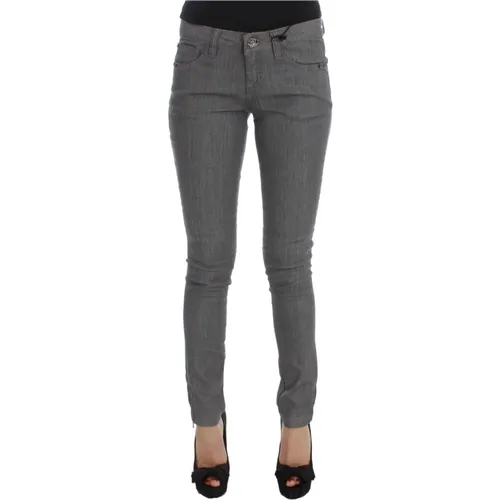 Cotton Blend Slim Fit Jeans , female, Sizes: W26 - Costume National - Modalova