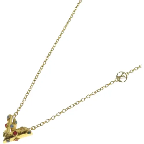 Pre-owned Jewellery, female, , Size: ONE SIZE Pre-owned Metal necklaces - Louis Vuitton Vintage - Modalova