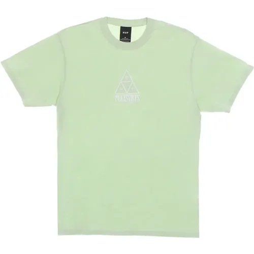 T-Shirts, male, , Size: S Men's Crew Neck T-Shirt - HUF - Modalova