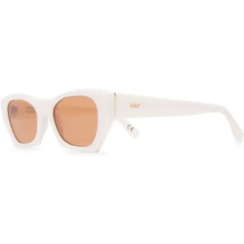 Weiße Sonnenbrille mit Original-Etui - Retrosuperfuture - Modalova