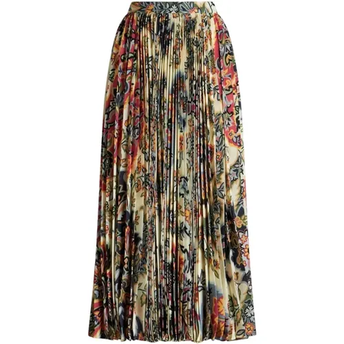 Midi Skirts, female, , Size: XS Paisley Print Pleated Skirt - ETRO - Modalova