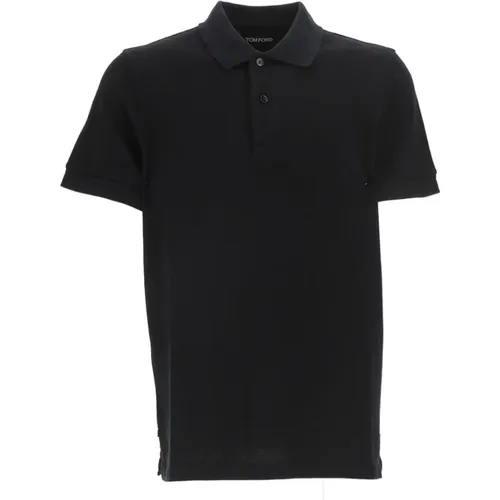 Polo Shirts, male, , Size: S Classic Pique Polo Shirt - Tom Ford - Modalova