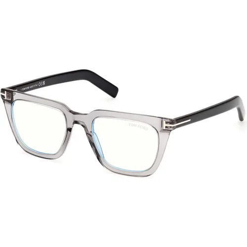 Glasses, unisex, , Size: 50 MM Grey Striped Eyewear Frames - Tom Ford - Modalova