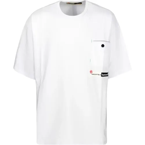 Mens Printed T-Shirt , male, Sizes: S, M, L - Incotex - Modalova