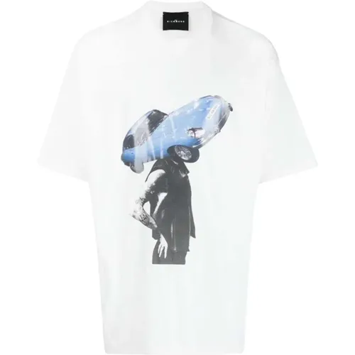 Baumwoll-Print T-Shirt - John Richmond - Modalova