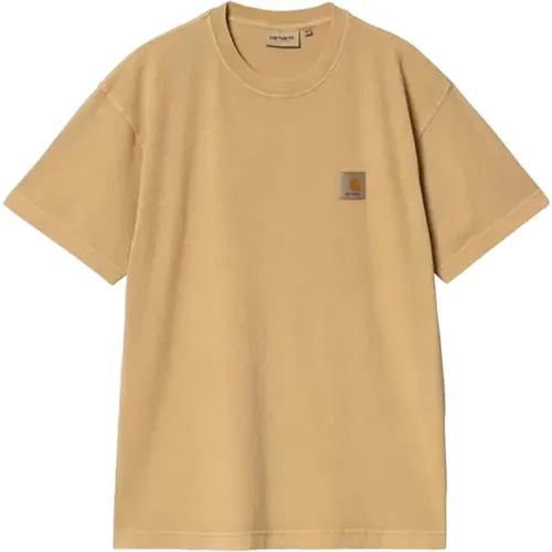 T-Shirts, male, , Size: M Bourbon T-Shirt - Carhartt WIP - Modalova