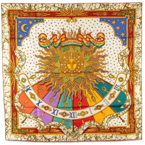 Pre-owned Scarves, female, , Size: ONE SIZE Pre-owned Silk scarves - Hermès Vintage - Modalova