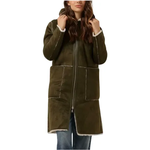 Grüner Adelyn Coat für Frauen , Damen, Größe: S - Goosecraft - Modalova