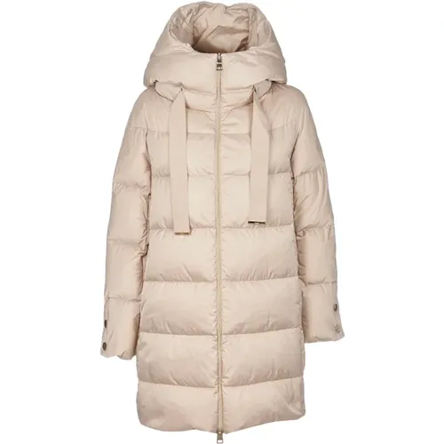 Braune Daunenjacke Stilvolles Winter-Essential , Damen, Größe: 2XL - Herno - Modalova