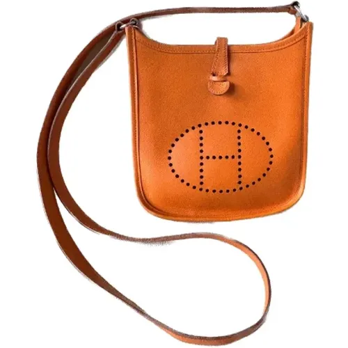 Pre-owned Cross Body Bags, female, , Size: ONE SIZE Pre-owned Leather shoulder-bags - Hermès Vintage - Modalova