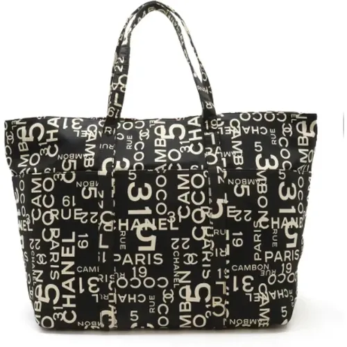 Pre-owned Tote Bags, female, , Size: ONE SIZE Pre-owned Canvas chanel-bags - Chanel Vintage - Modalova