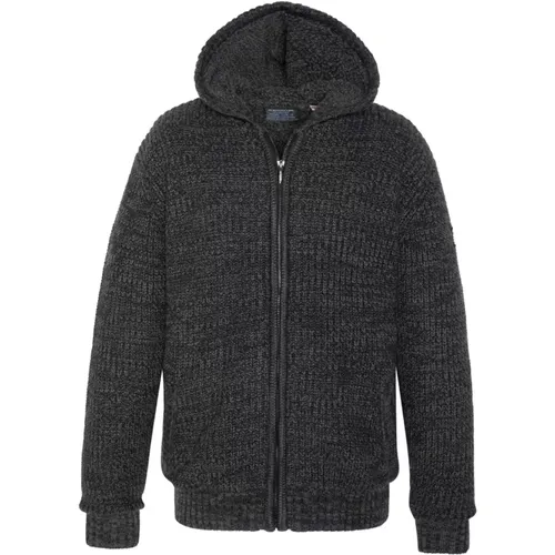 Kapuzenpullover - Fleece-Innenfutter , Herren, Größe: XL - Schott NYC - Modalova