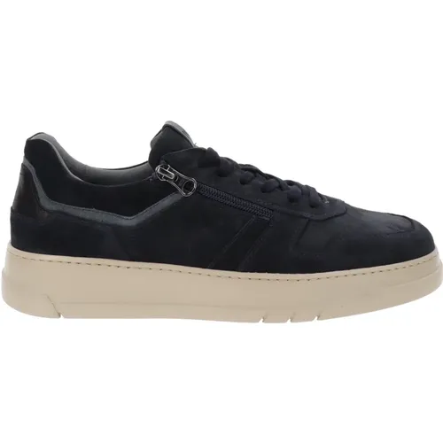 Leather Mens Sneakers Casual Style , male, Sizes: 7 UK, 10 UK, 8 UK, 9 UK - Nerogiardini - Modalova