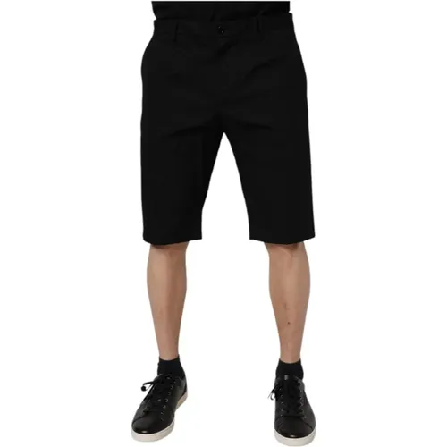 Casual Shorts, male, , Size: 5XL Cotton Bermuda Shorts - Dolce & Gabbana - Modalova