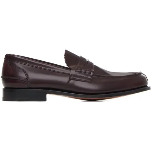 Loafers, male, , Size: 7 US Flat Shoes - Church's - Modalova