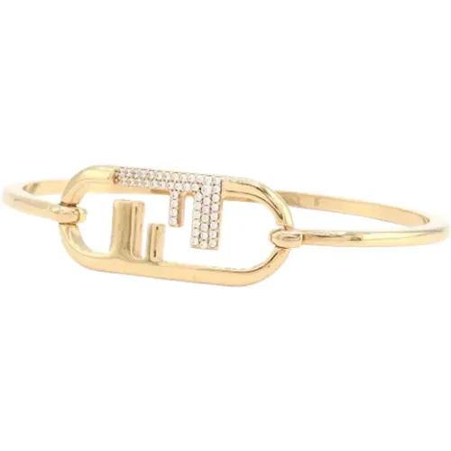 Pre-owned Jewellery, female, , Size: ONE SIZE Pre-owned Metal bracelets - Fendi Vintage - Modalova