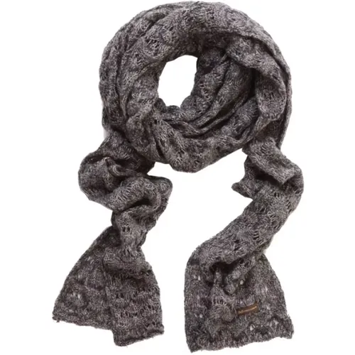 Open knitted scarf with lurex , Damen, Größe: ONE Size - Dolce & Gabbana Pre-owned - Modalova