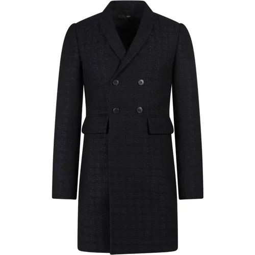 Double-Breasted Coat for Men , male, Sizes: L - Sapio - Modalova