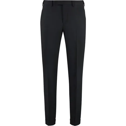 Suit Trousers, male, , Size: 3XL Virgin wool tailored trousers - PT Torino - Modalova