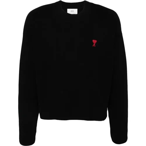 Sweaters , male, Sizes: S, XL - Ami Paris - Modalova