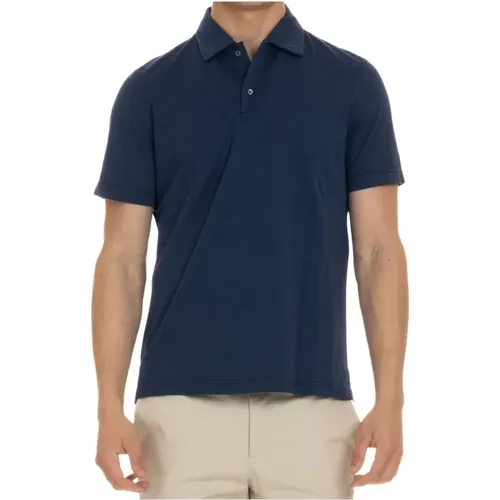 Cotton Jersey Polo Shirt , male, Sizes: M, XL, S - Aspesi - Modalova