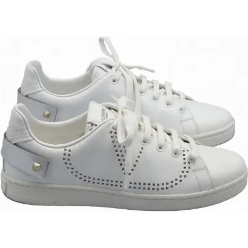 Pre-owned Sneakers, female, , Size: 7 US Pre-owned Leather sneakers - Valentino Vintage - Modalova