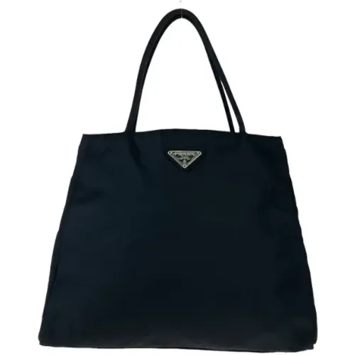 Pre-owned Tote Bags, female, , Size: ONE SIZE Pre-owned Canvas prada-bags - Prada Vintage - Modalova