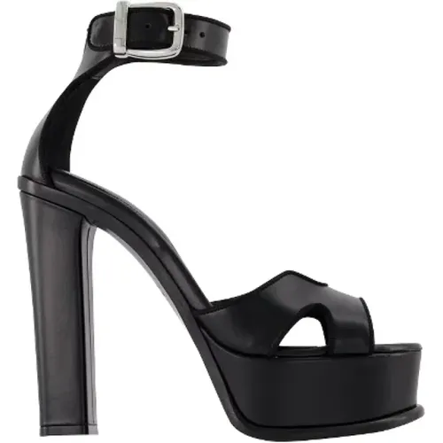Pre-owned Leather heels , female, Sizes: 3 UK - Alexander McQueen Pre-owned - Modalova