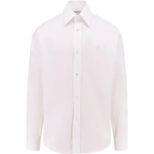 Formal Shirts, male, , Size: M Iconic Embroidered Shirt - alexander mcqueen - Modalova