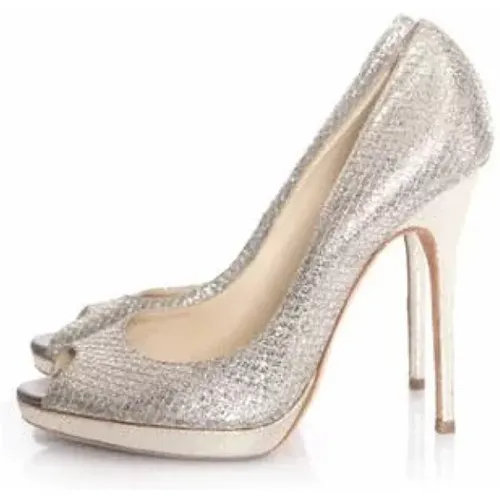 Pre-owned Pumps, female, , Size: 10 1/2 US Pre-ownedLeatherheels - Jimmy Choo Pre-owned - Modalova