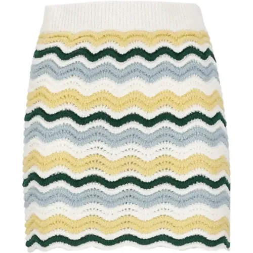 MultiColour Knitted Skirt for Women , female, Sizes: S - Casablanca - Modalova
