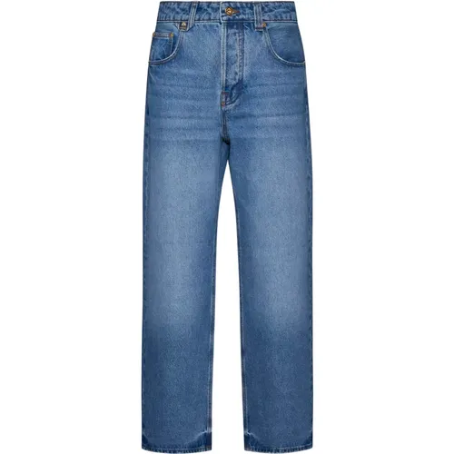 Oversized Hellblaue Denim Jeans , Damen, Größe: W25 - Jacquemus - Modalova