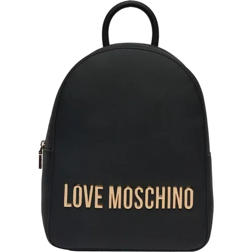 Backpacks, female, , Size: ONE SIZE Logo Basic Backpack - Love Moschino - Modalova