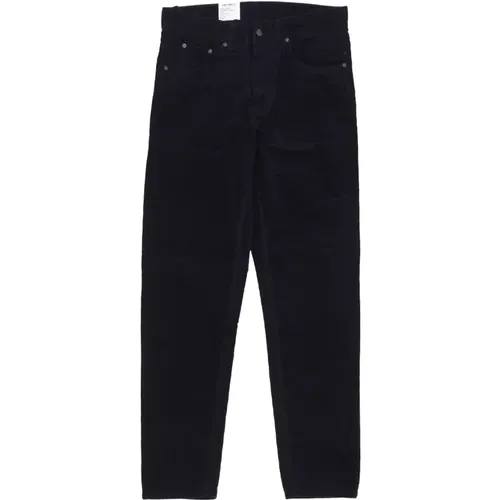 Straight Jeans, male, , Size: W30 Velvet Jeans Regular Fit Narrow Cut - Carhartt WIP - Modalova