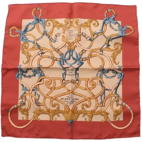 Pre-owned Scarves, female, , Size: ONE SIZE Pre-owned Silk scarves - Hermès Vintage - Modalova