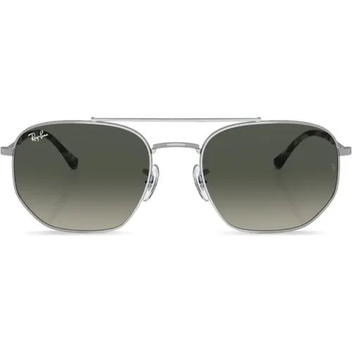 Sunglasses, male, , Size: 54 MM Silver Sunglasses Rb3707 371 Style - Ray-Ban - Modalova