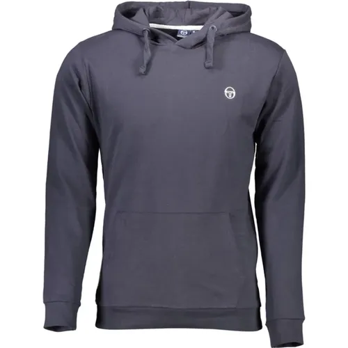 Hoodies, male, , Size: XL Hooded Sweatshirt with Embroidery - Sergio Tacchini - Modalova