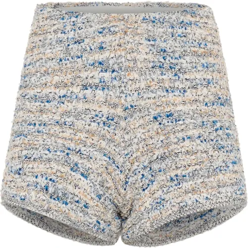 Short Shorts, female, , Size: M Blue White Mix Shorts & Knickers - Gestuz - Modalova