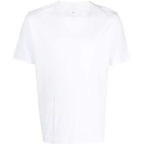 Optisch weißes Bio-Baumwoll-T-Shirt - Fedeli - Modalova