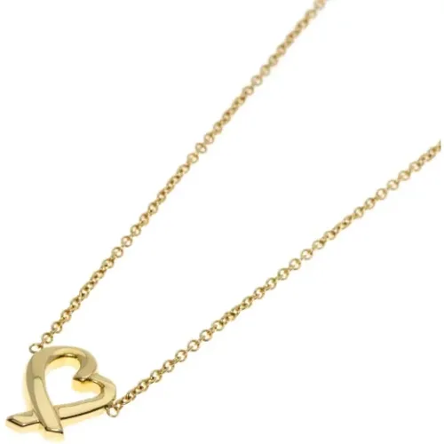 Pre-owned Jewellery, female, , Size: ONE SIZE Pre-owned Gold necklaces - Tiffany & Co. Pre-owned - Modalova