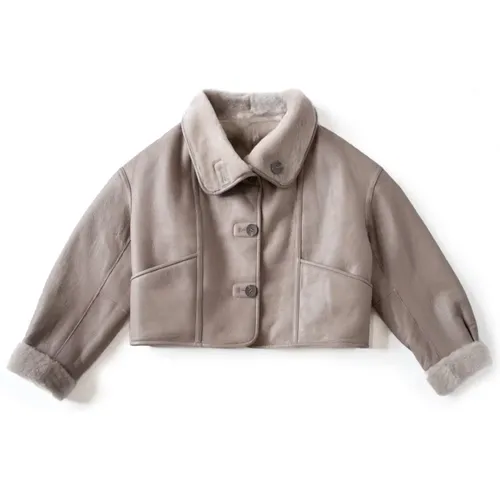 Faux Fur & Shearling Jackets, female, , Size: M CHO Reversible Shearling Jacket - Just Things we Like - Modalova