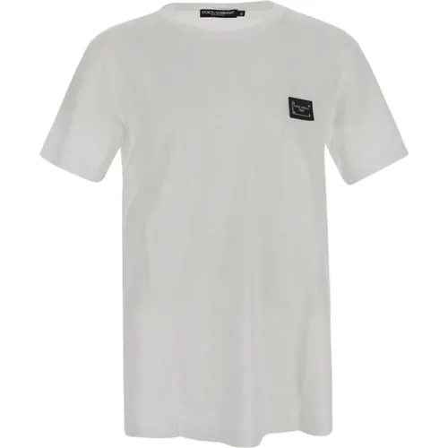 Logo T-Shirt , Herren, Größe: 2XL - Dolce & Gabbana - Modalova