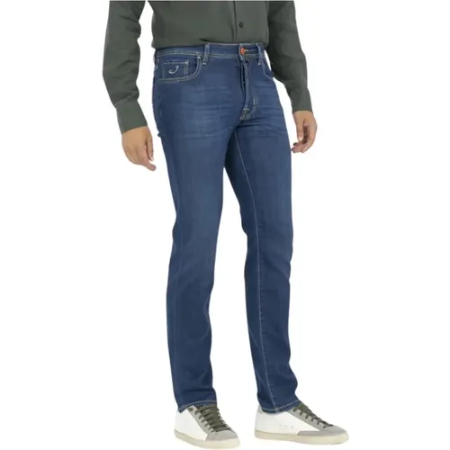 Slim Bard Jeans , male, Sizes: W30 - Jacob Cohën - Modalova