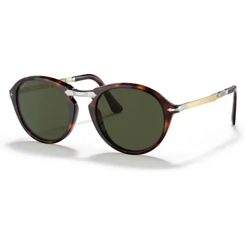 Sunglasses, unisex, , Size: ONE SIZE Classic Sunglasses with Black Frame - Persol - Modalova