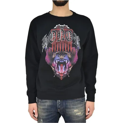 Sweatshirts, male, , Size: XS Multicolor Printed Sweatshirt for Casual Occasions - Marcelo Burlon - Modalova